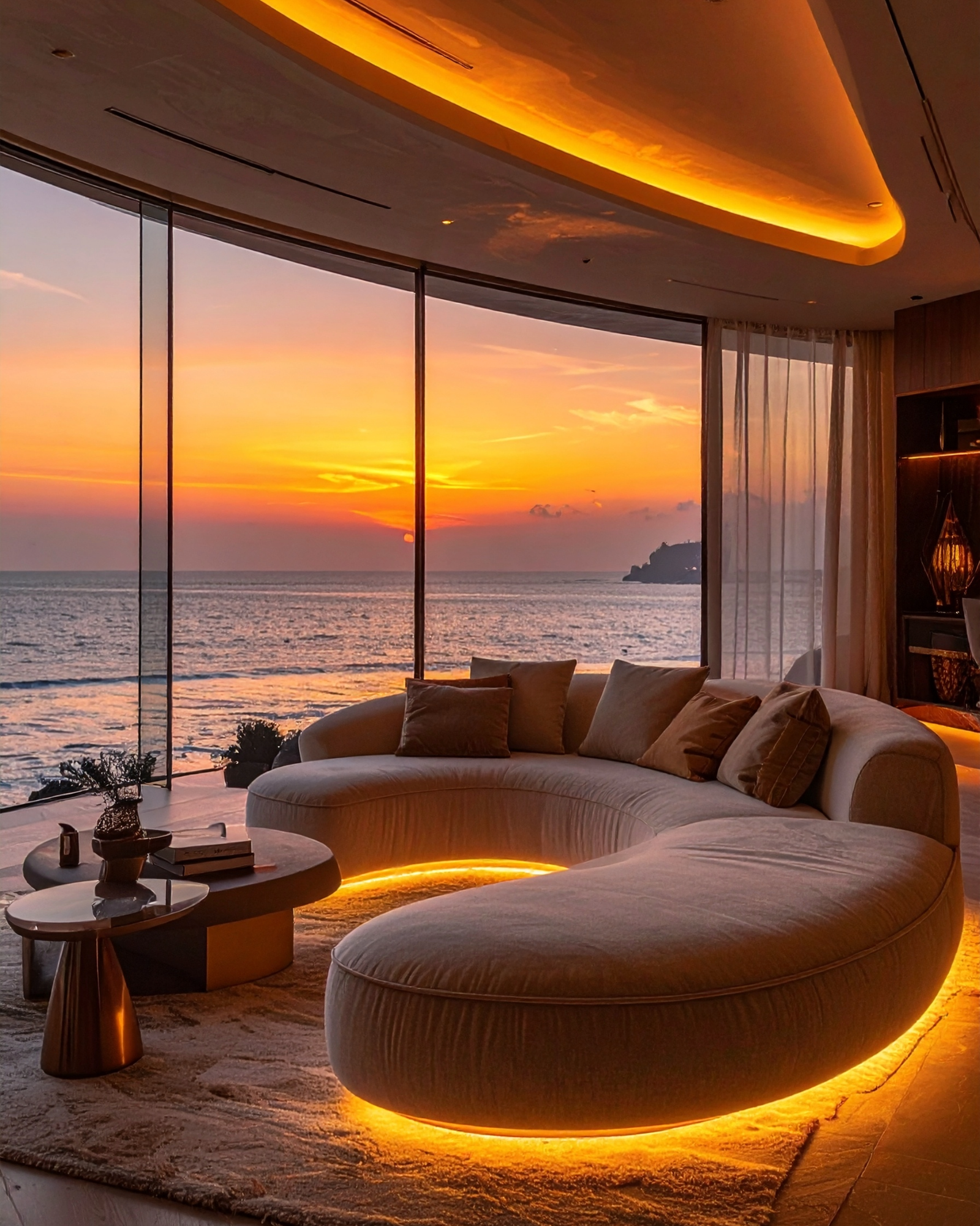 Worli Sea-View Living Room