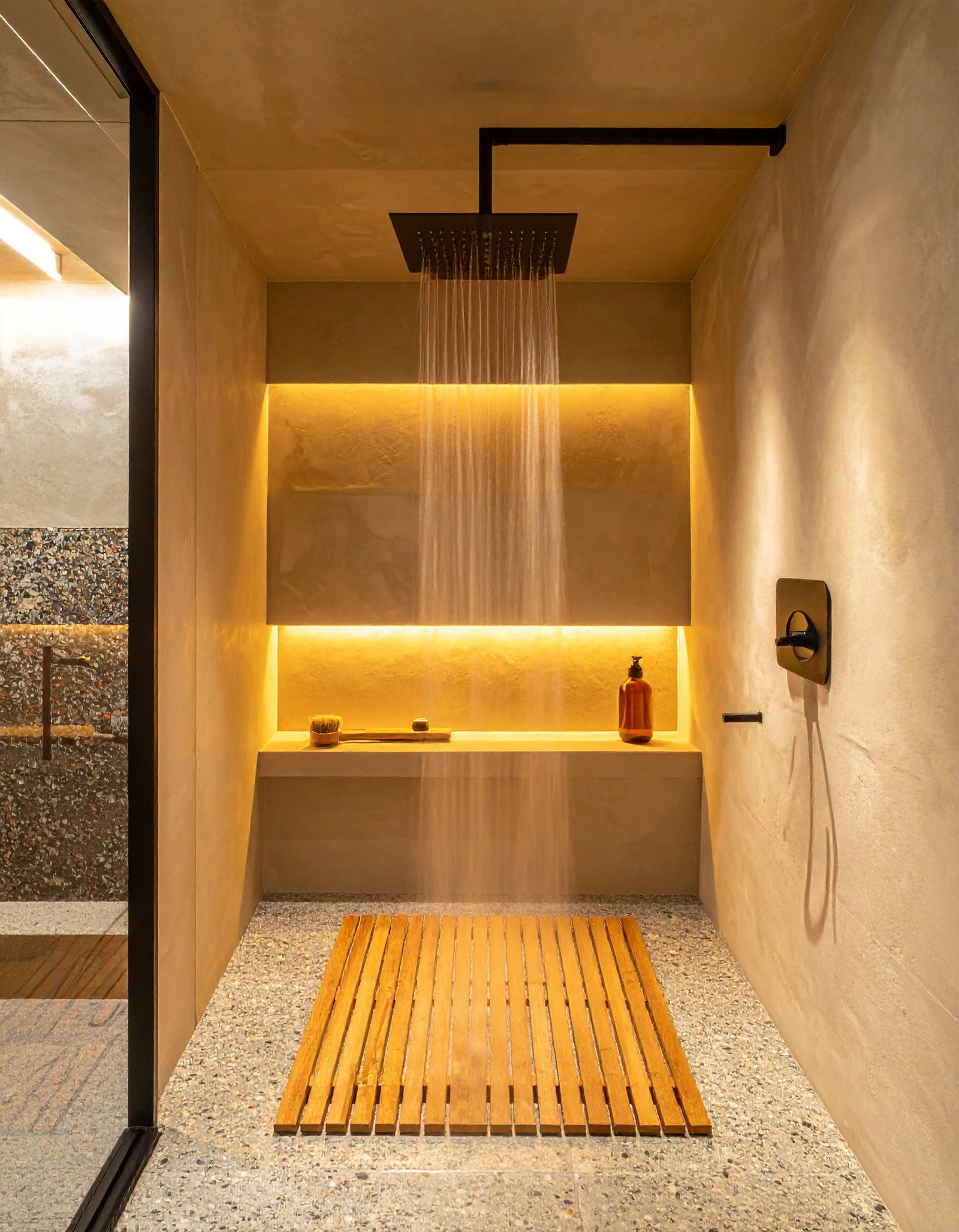 Japandi Spa Retreat Bathroom