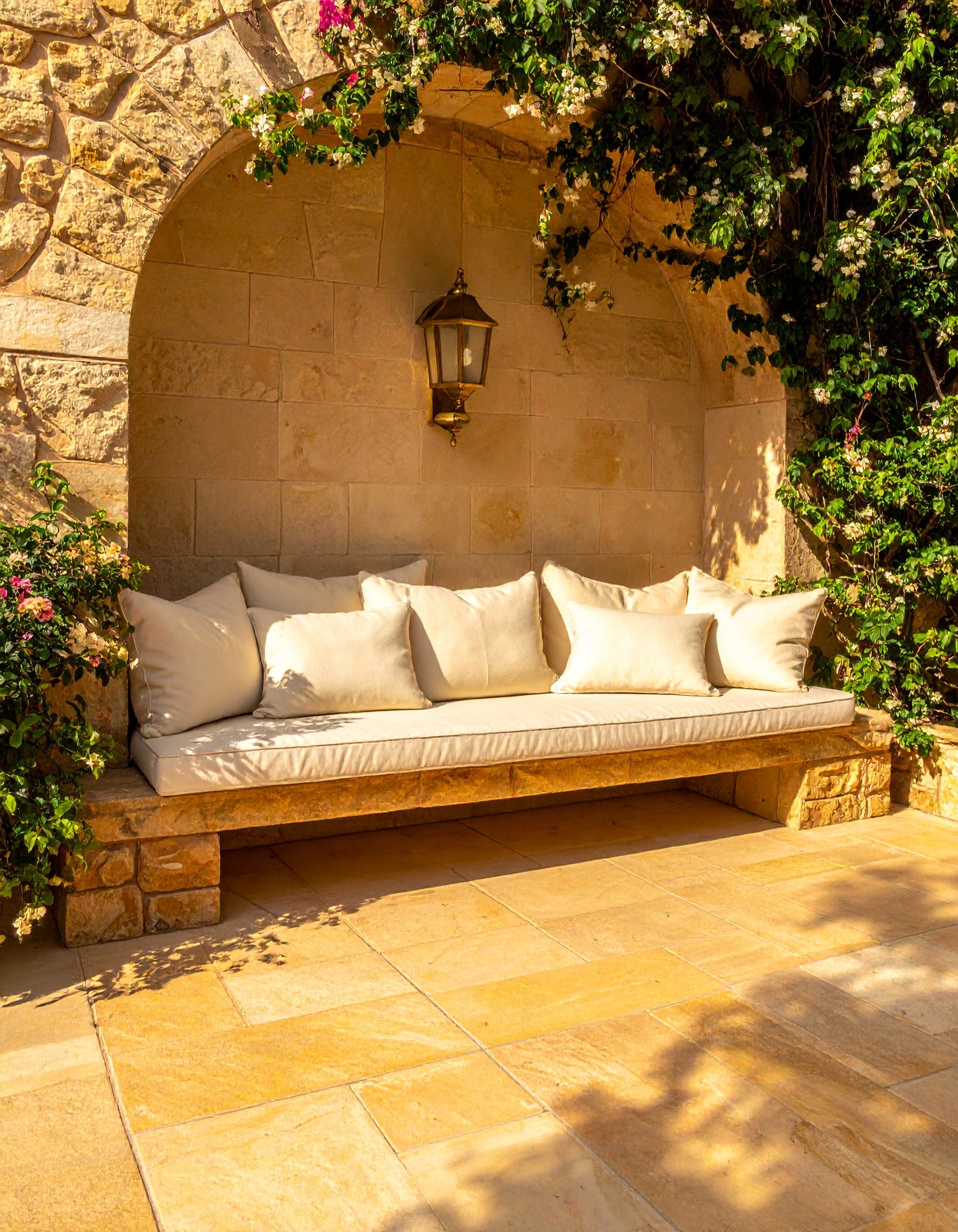 Rajasthani Sandstone Courtyard