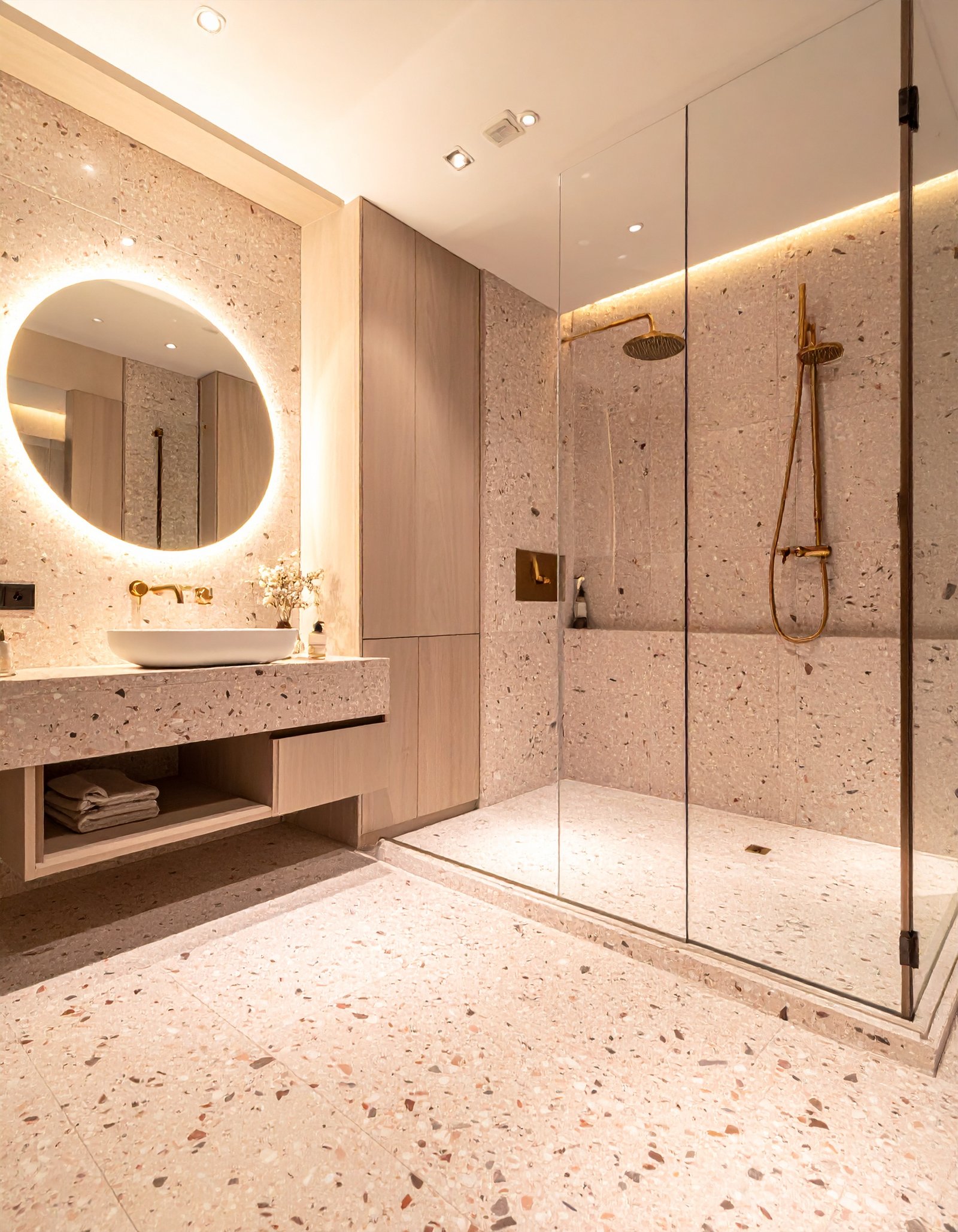 Terrazzo Tile Statement Floor