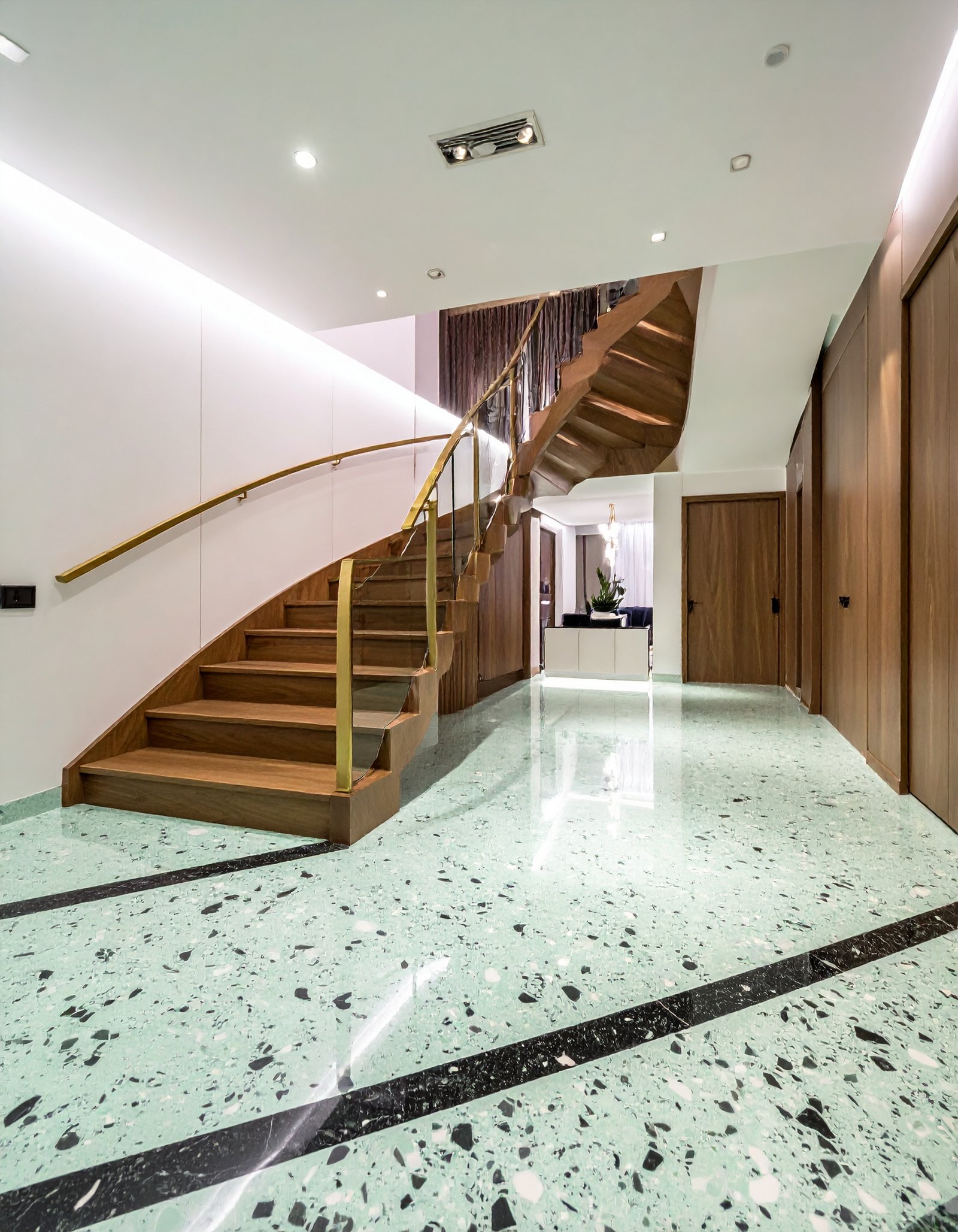 Terrazzo Tile Statement Floor