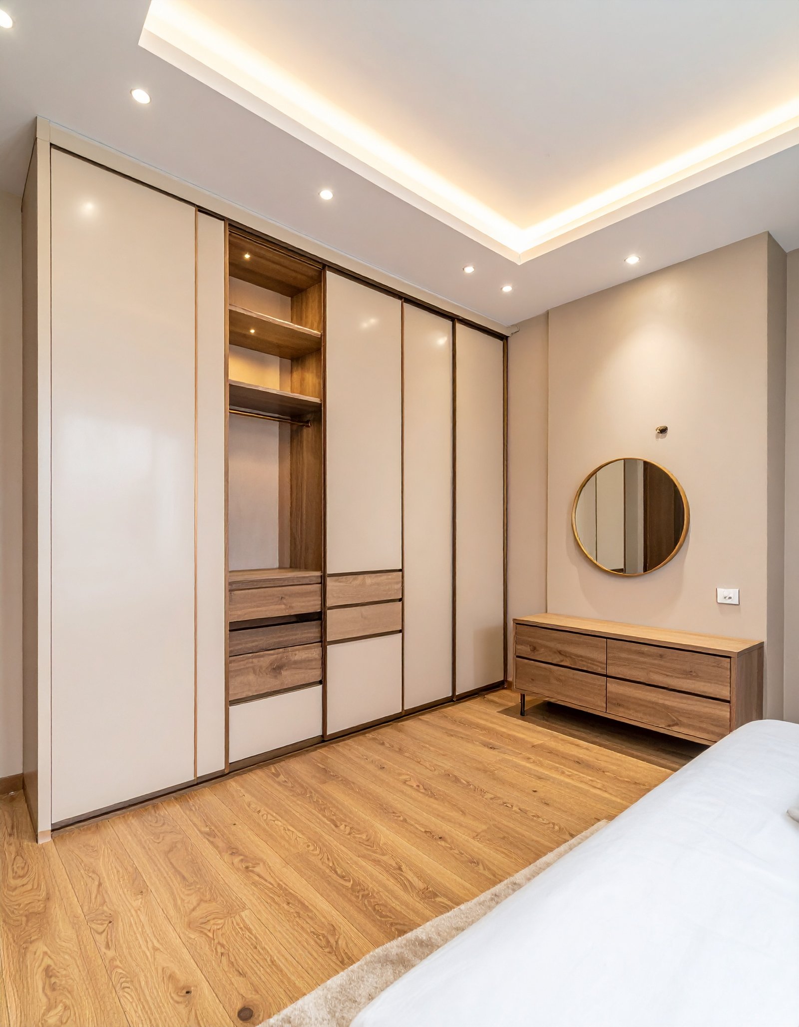 Warm Contemporary Bedroom