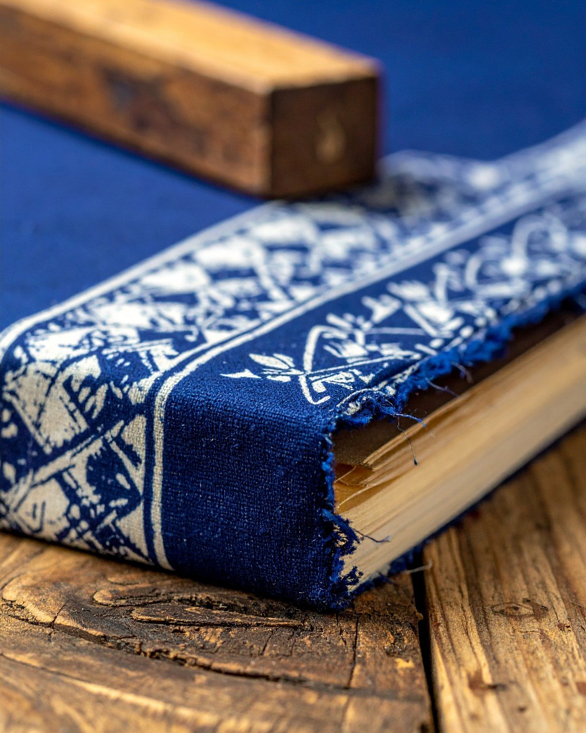 Rajasthani Block-Printed Cotton — Indigo Dabu