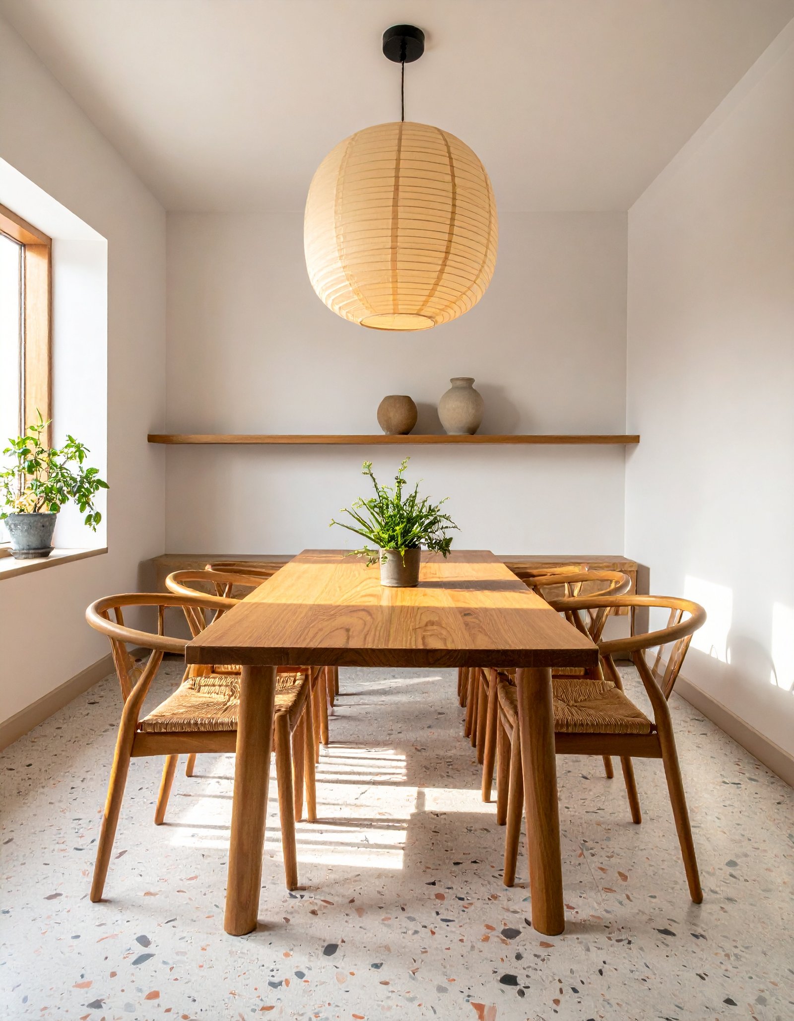 Japandi Minimal Dining Room
