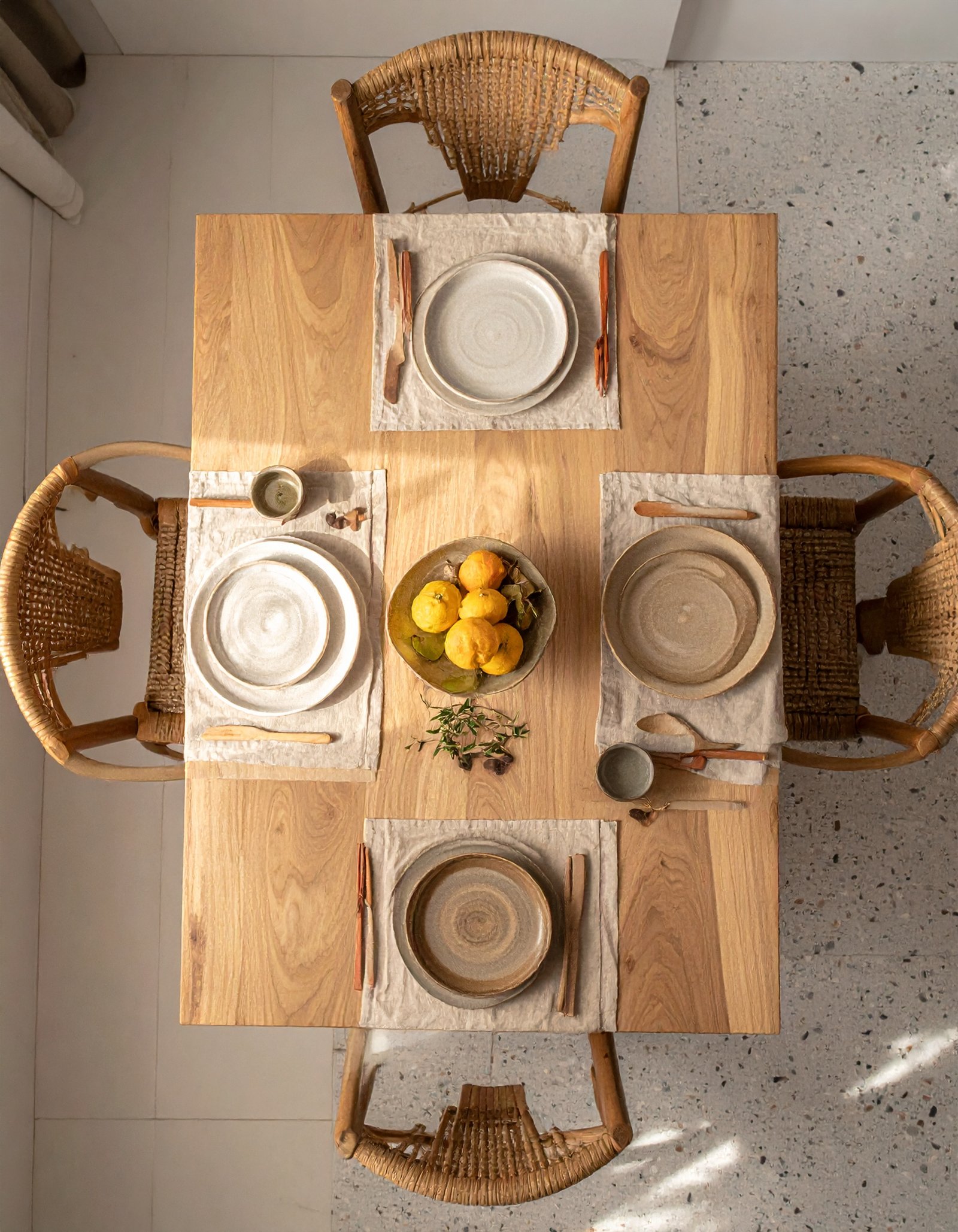Japandi Minimal Dining Room