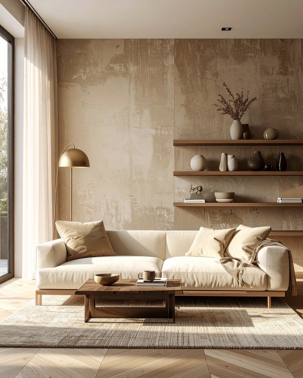 Luxury Grasscloth Wallpaper — Natural Jute Weave