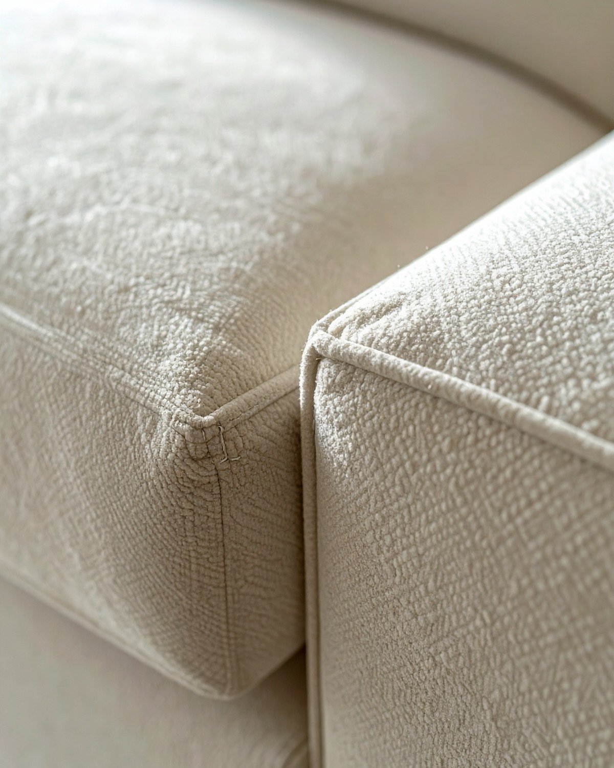 Modular Cloud Sectional — Ivory Bouclé