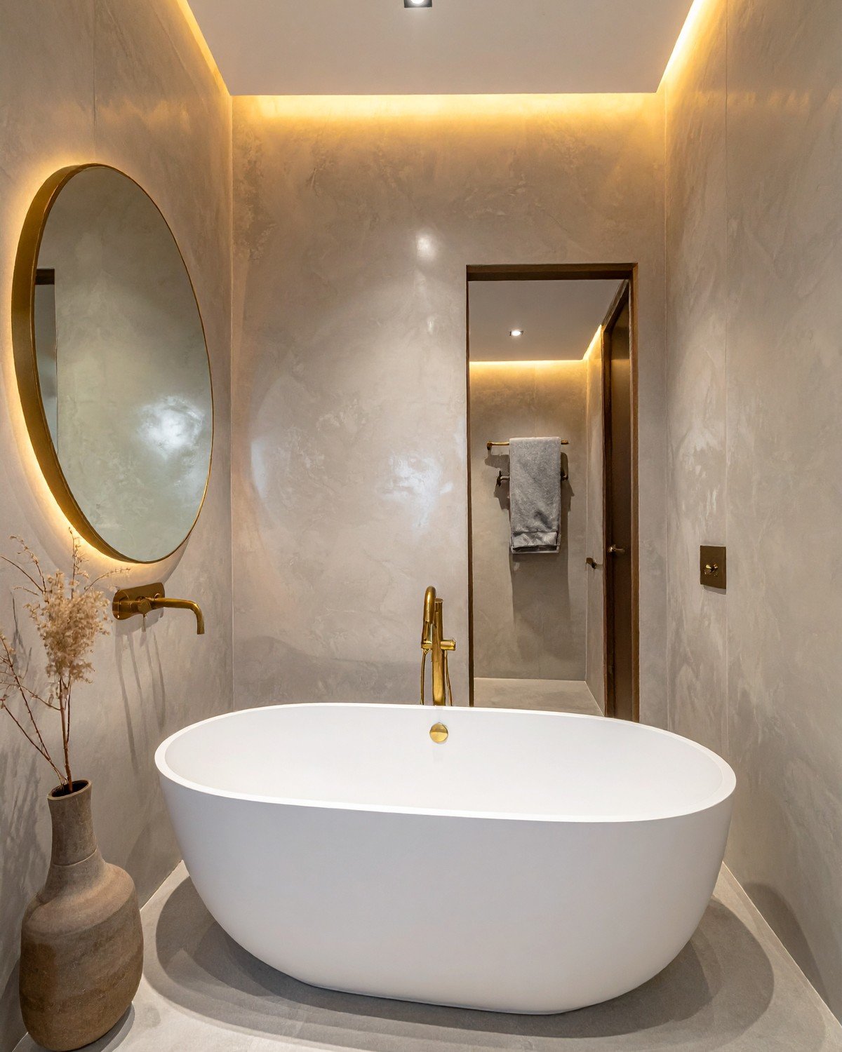 Venetian Plaster Wall Finish — Polished Stucco